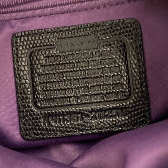 Coach Women's Black Cream Madison OP Art Signature Maggie Shoulder Bag - Picture 10 of 15